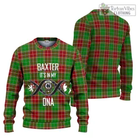 Baxter Modern Tartan Ugly Sweater with Family Crest DNA In Me Style