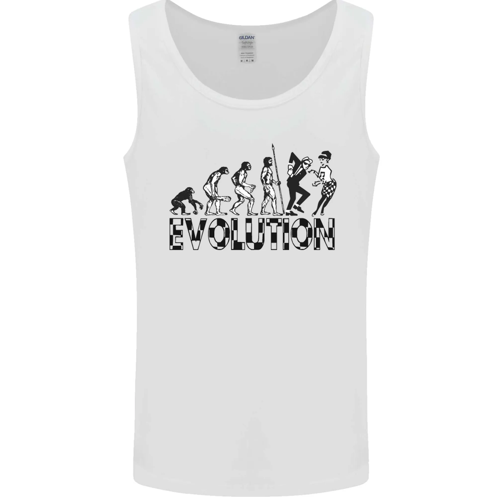 2 Tone Evolution Music 2Tone SKA Mens Vest Tank Top