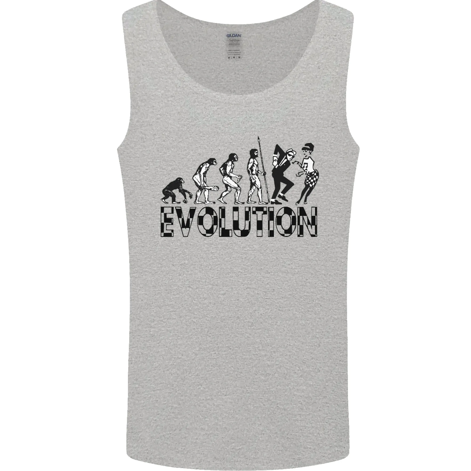 2 Tone Evolution Music 2Tone SKA Mens Vest Tank Top