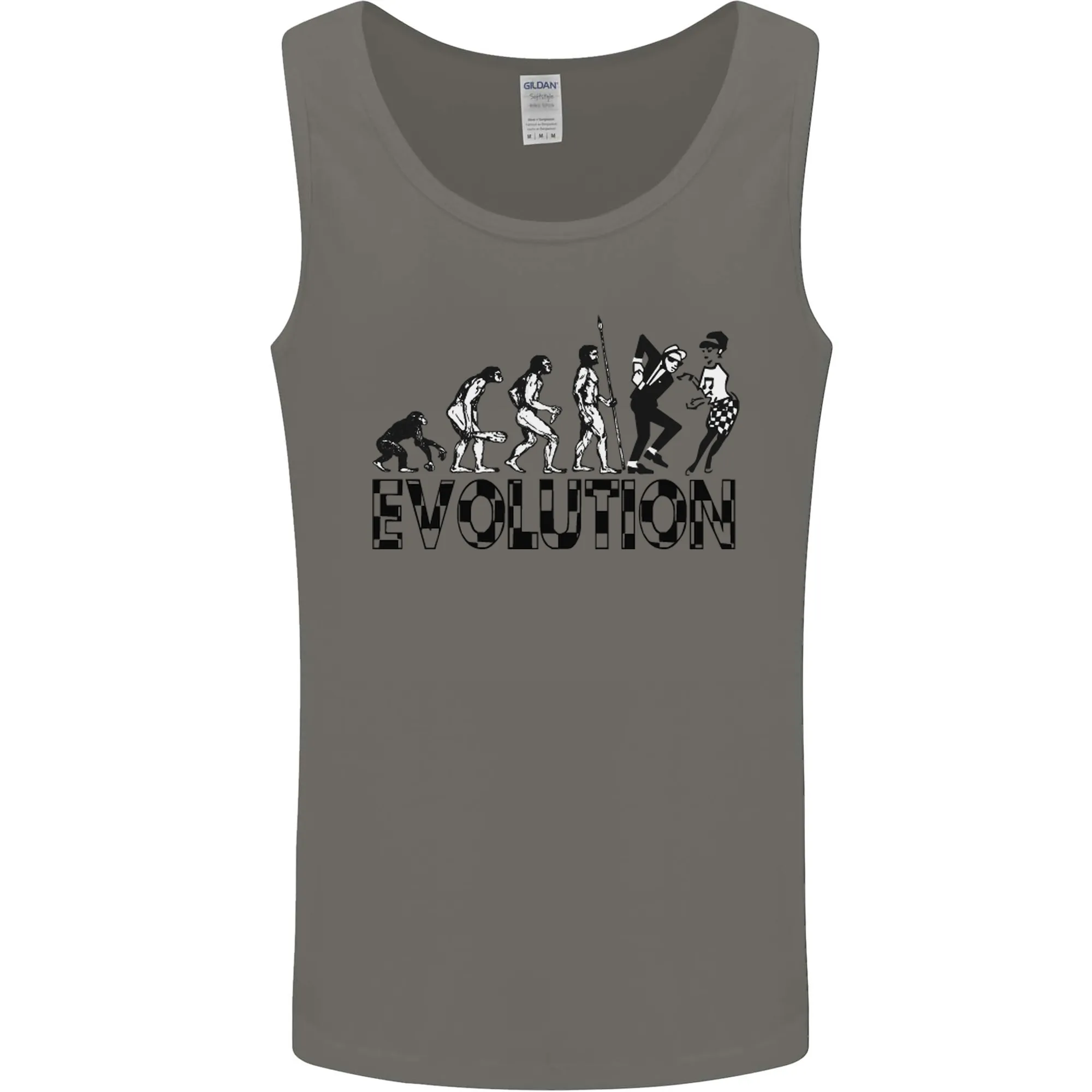 2 Tone Evolution Music 2Tone SKA Mens Vest Tank Top