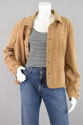 90s Brown Corduroy Jacket Women's Large