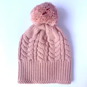 Absolutely. I'M in!  100% Pure Merino Wool Jumbo Cable Beanie with detachable Merino Wool Pom Pom, Crumble