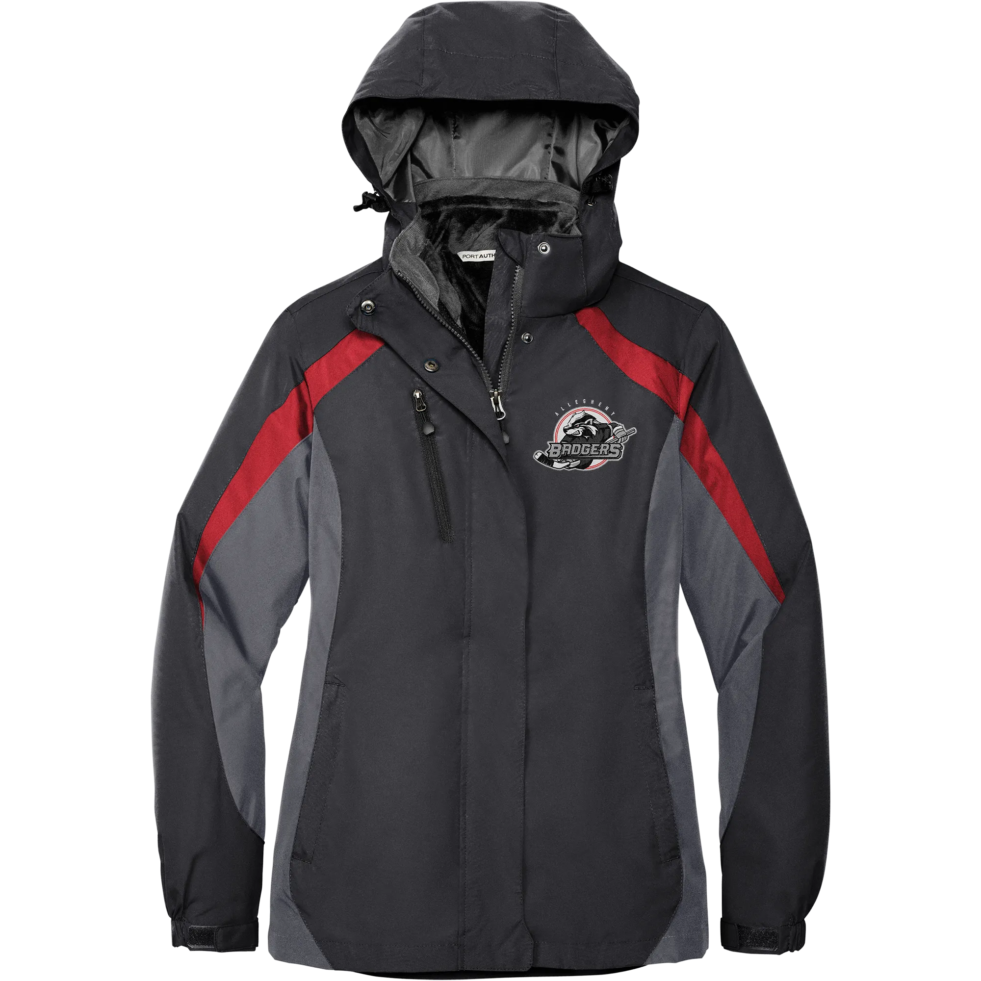 Allegheny Badgers Ladies Colorblock 3-in-1 Jacket