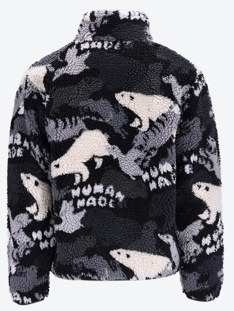 Animal fleece jacket