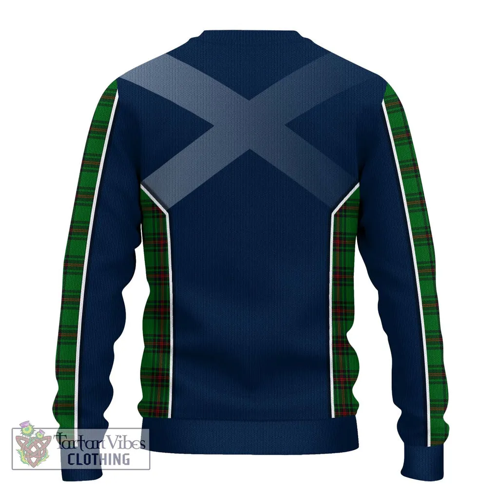 Anstruther Tartan Ugly Sweater with Family Crest and Lion Rampant Vibes Sport Style