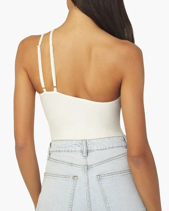 Asymmetrical Bodysuit Ivory