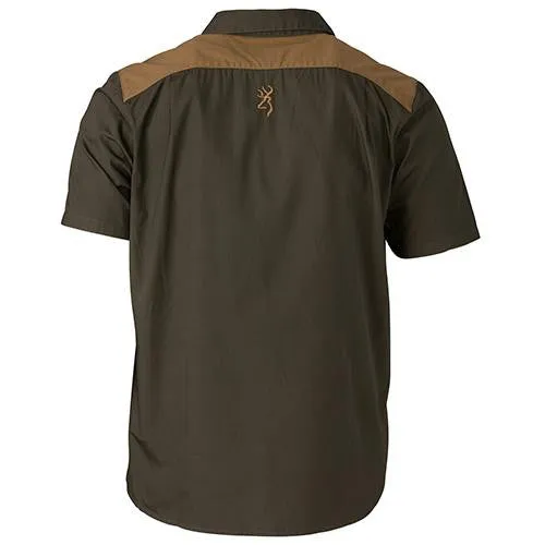 Austin Shooting Shirt, Short Sleeve - Loden-Taupe, X-Large