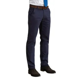 BA080-38 Brook Taverner Mens Miami Slim Fit Chinos Navy 38"