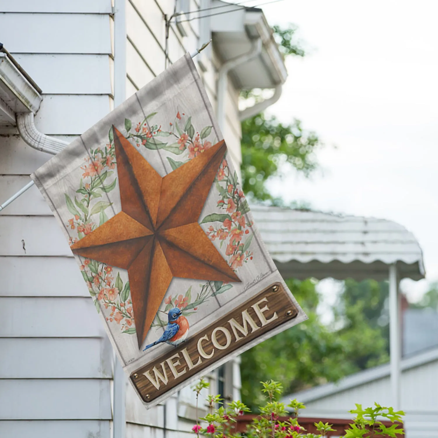 Barnstar & Bluebird House Flag