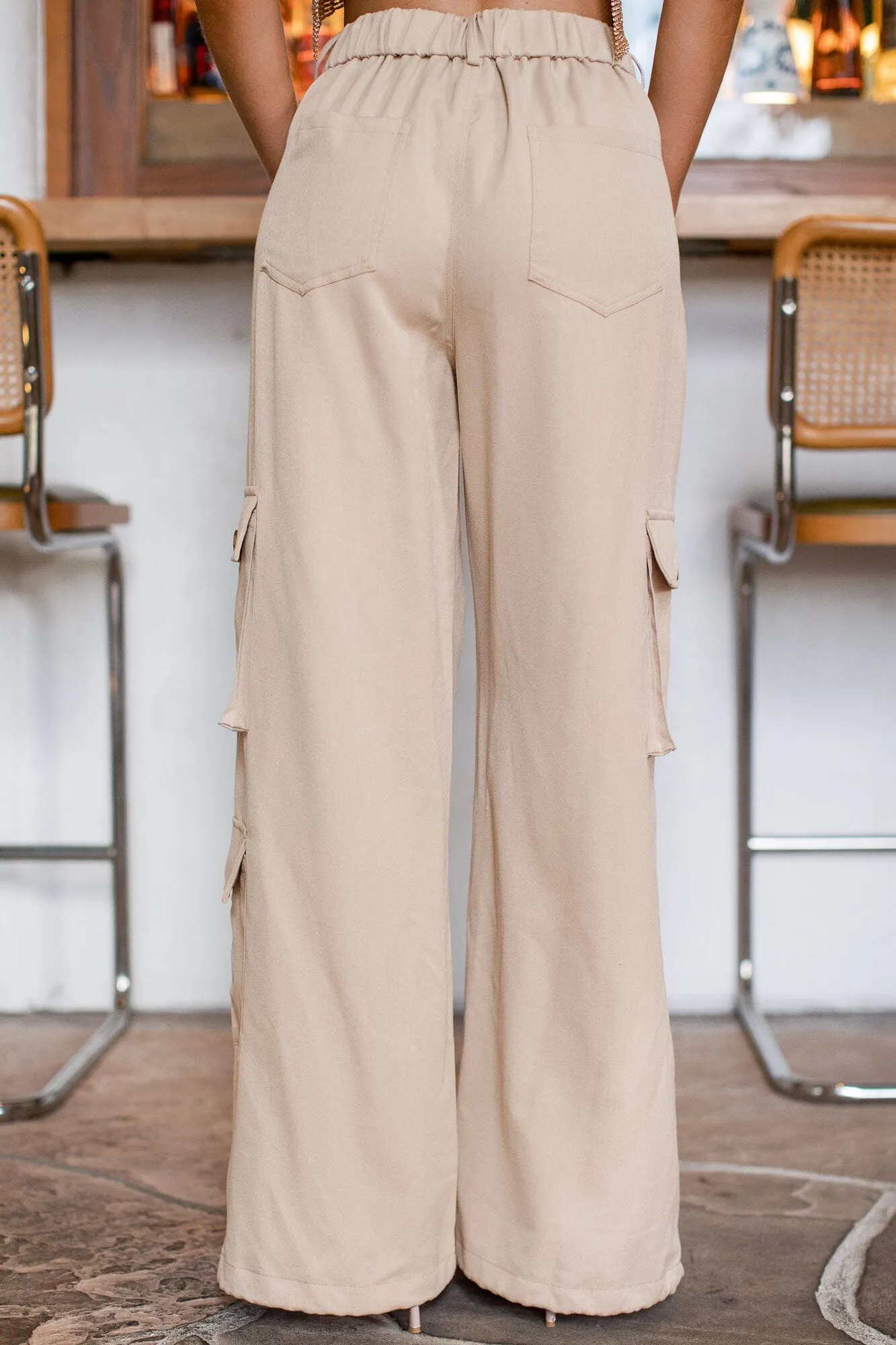 Beautiful Day Khaki Cargo Pants