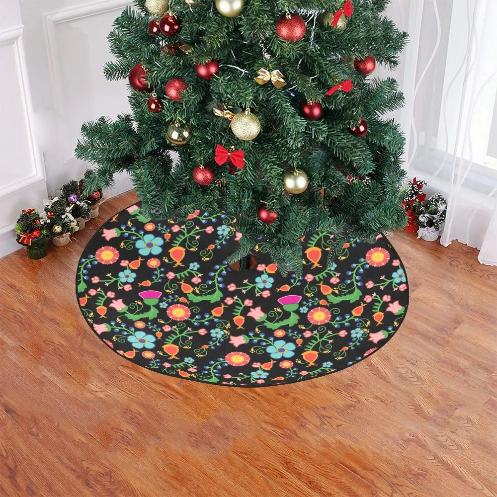 Bee Spring Night Christmas Tree Skirt 47" x 47"