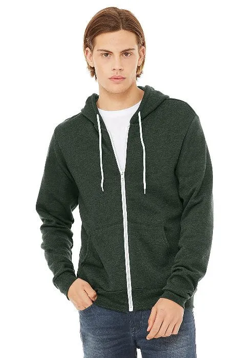 BELLA-CANVAS Unisex Full Zip Hooded Jacket - Adult