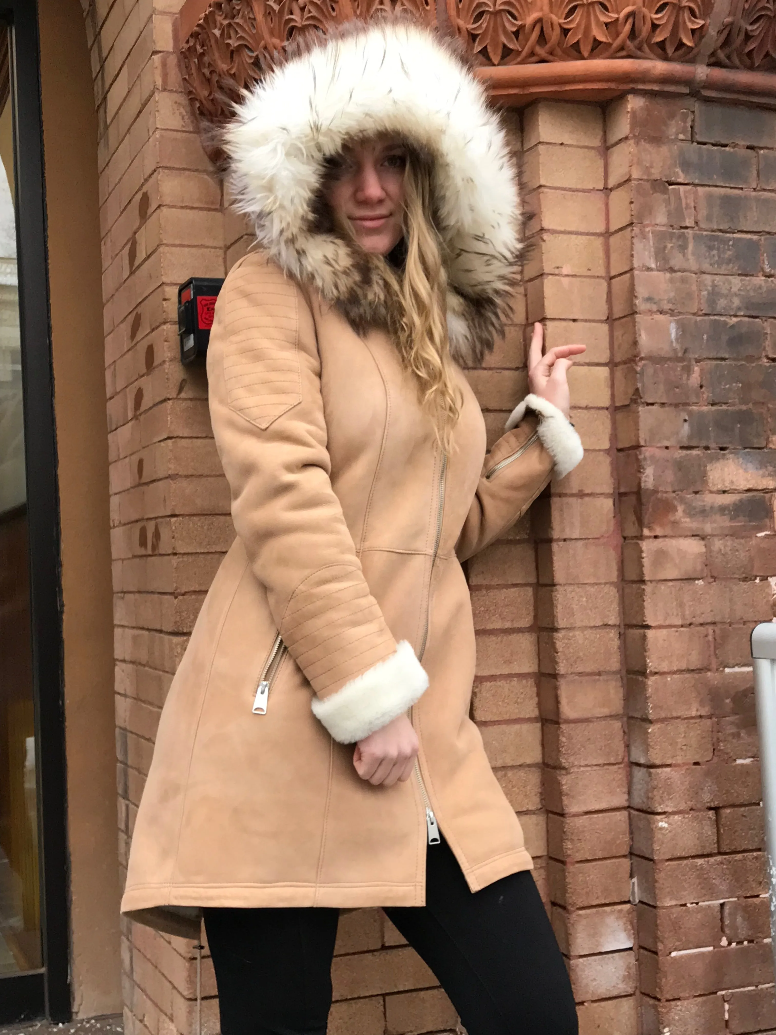 Bergen of Norway Kimberly Shearling Coat ON SALE!