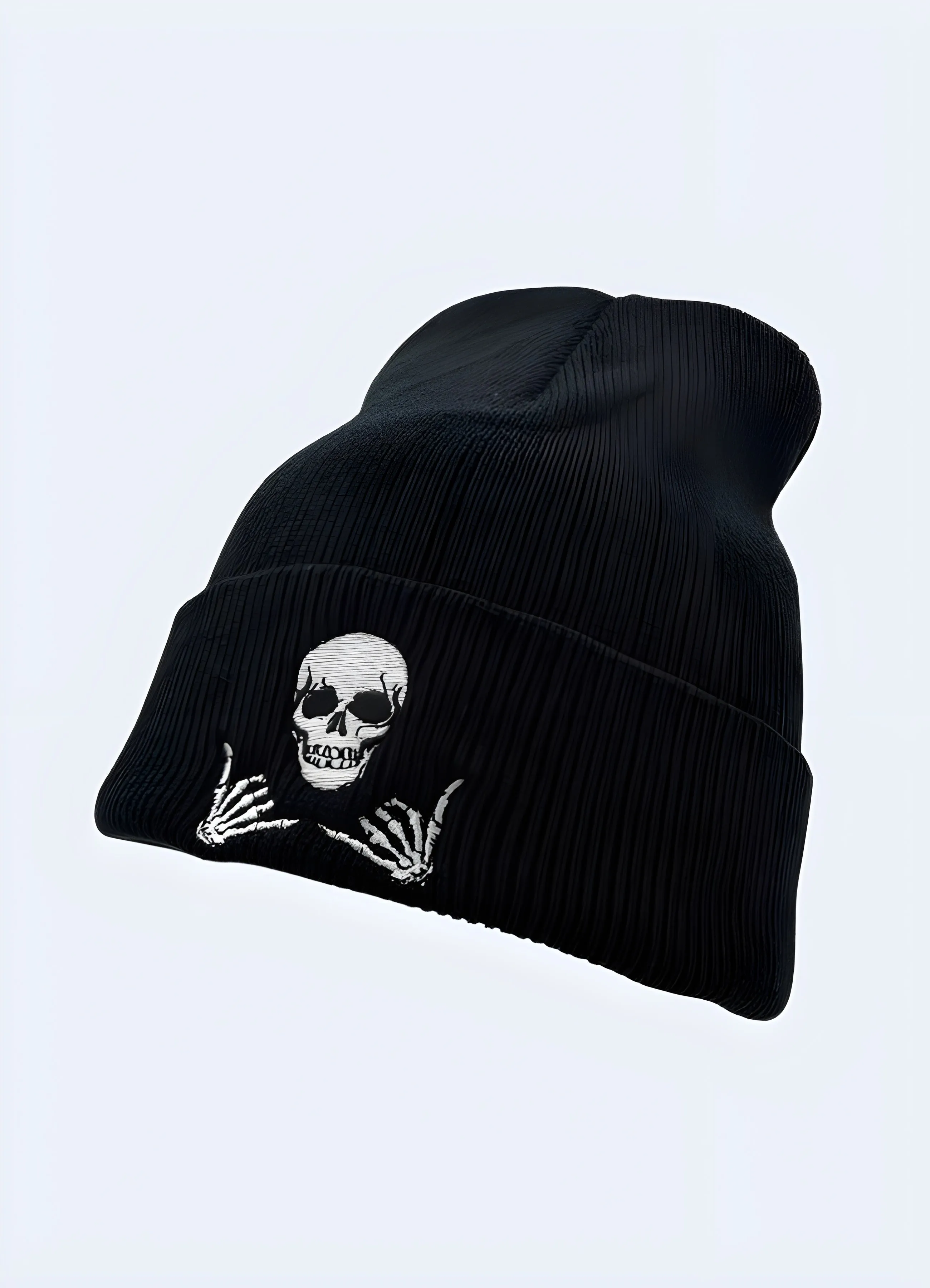 Black Beanie With Skull