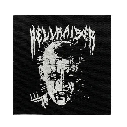 Black Metal Pinhead Cloth Patch