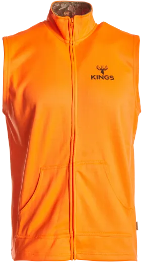 Blaze Orange Hunter Fleece Vest