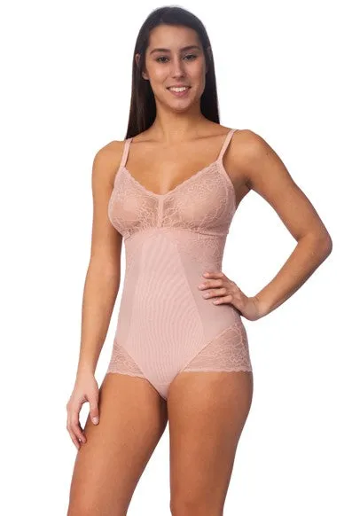 Body Beautiful Shapewear Power Mesh Shaping Bodysuit