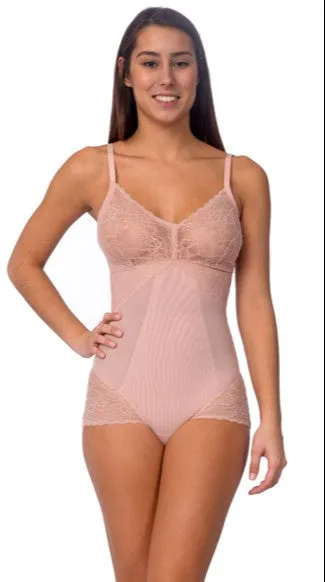 Body Beautiful Shapewear Power Mesh Shaping Bodysuit