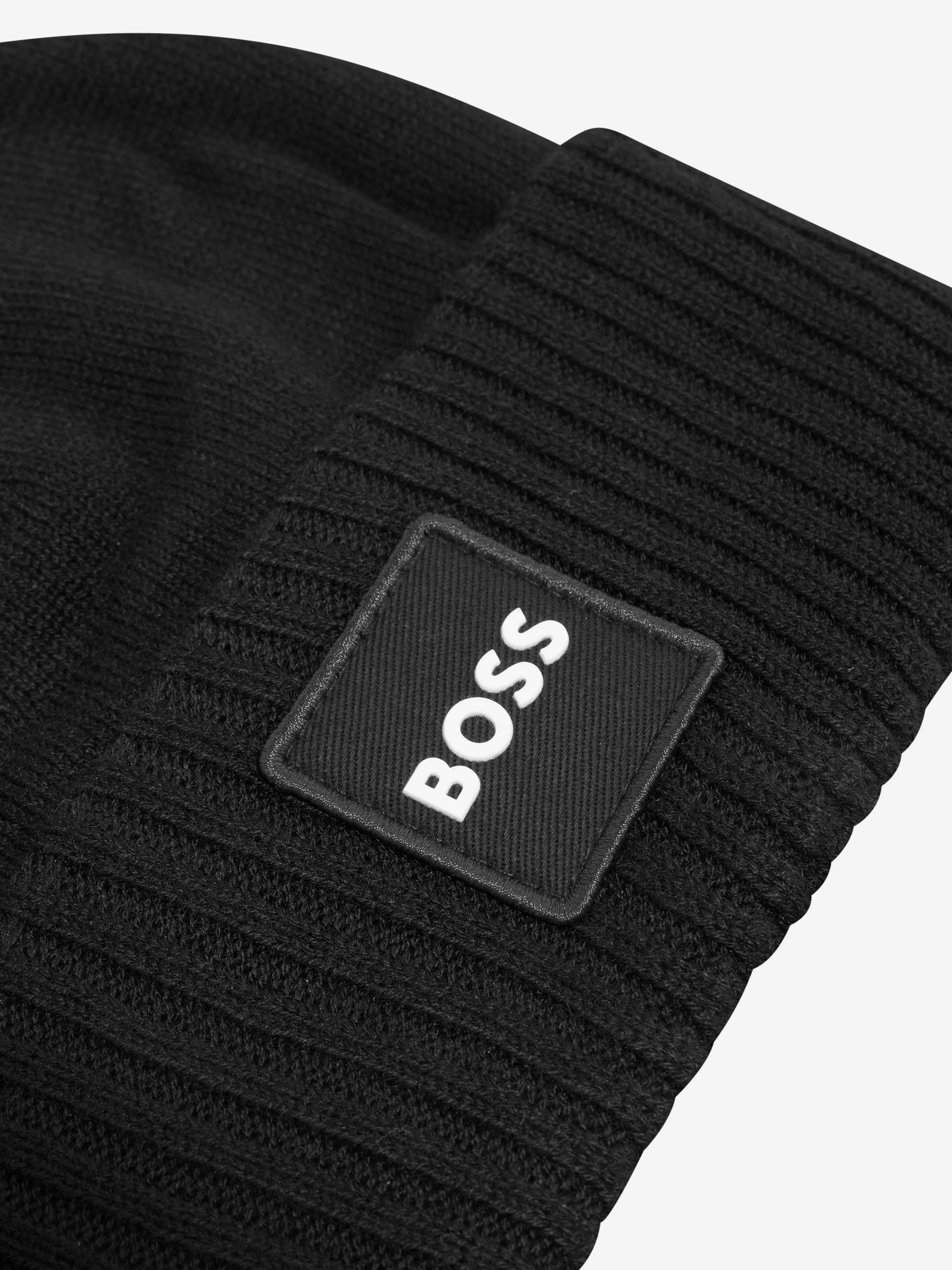 BOSS Boys Pull On Hat in Black