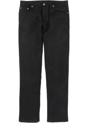 Bpc Bonprix Collection straight elastic trousers, black