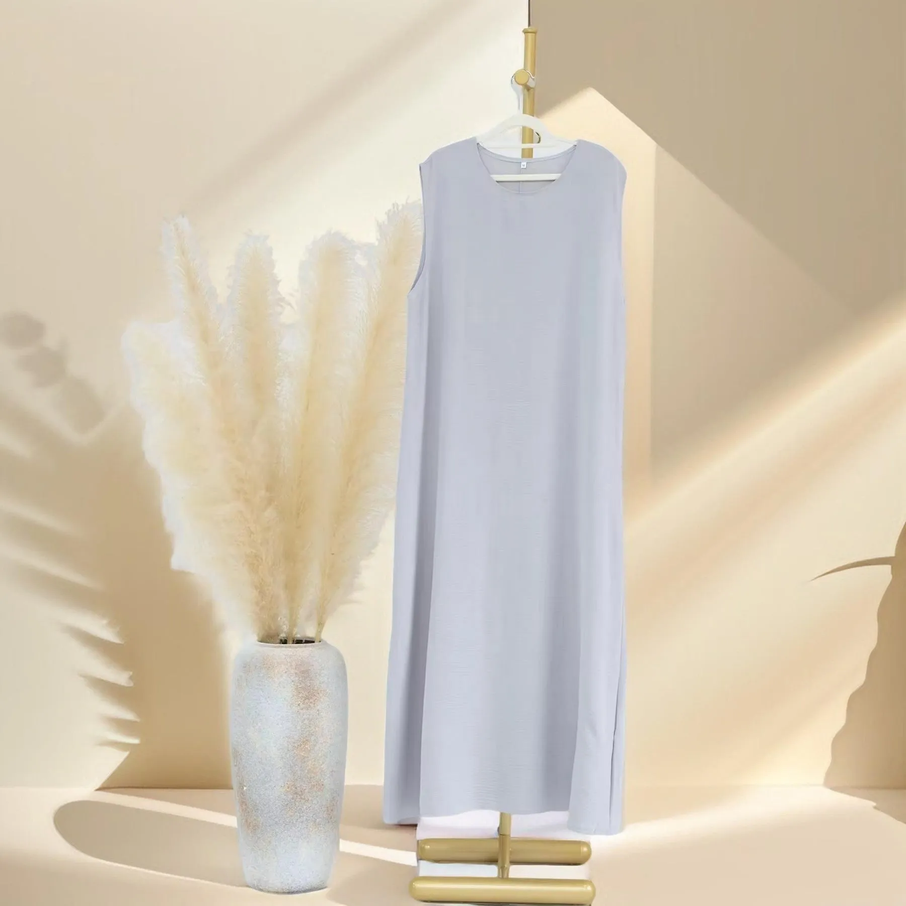 Breathable Underslip Dress for Abayas