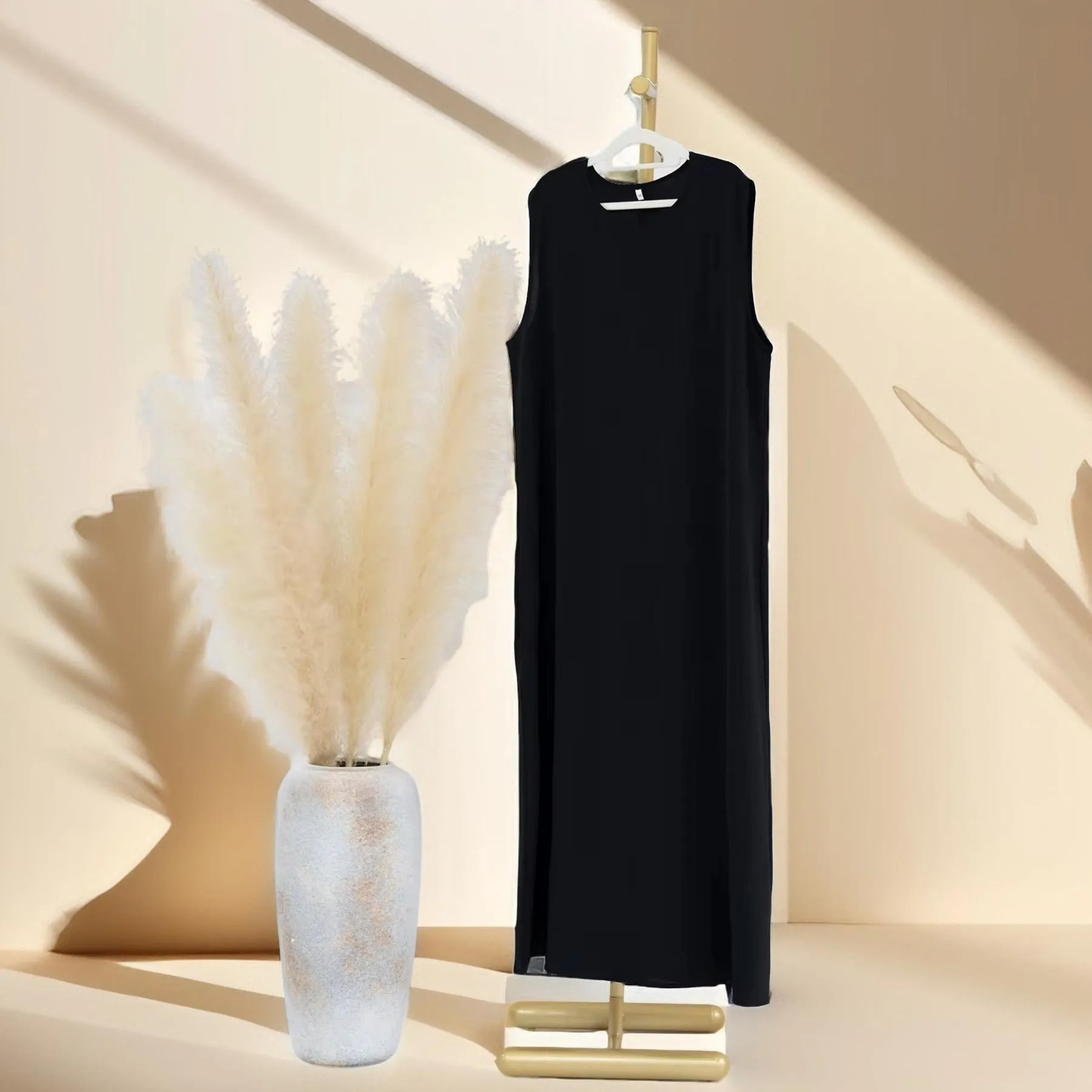 Breathable Underslip Dress for Abayas