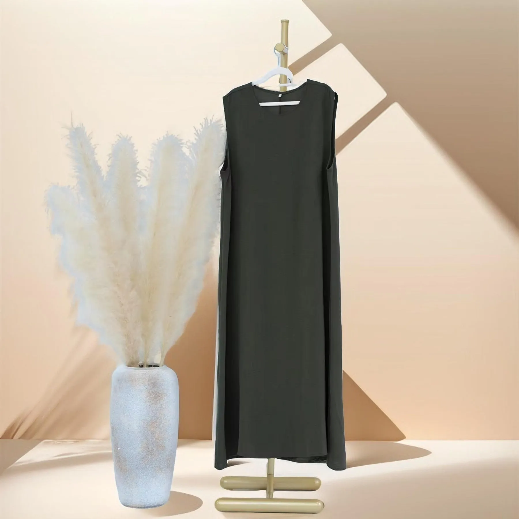 Breathable Underslip Dress for Abayas