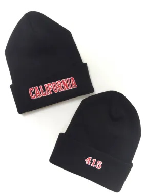 California 415 Cuffed Knit Beanie Cap