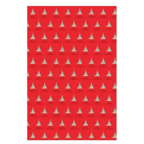 Cardinal Red Merry Christmas Wrapping Paper