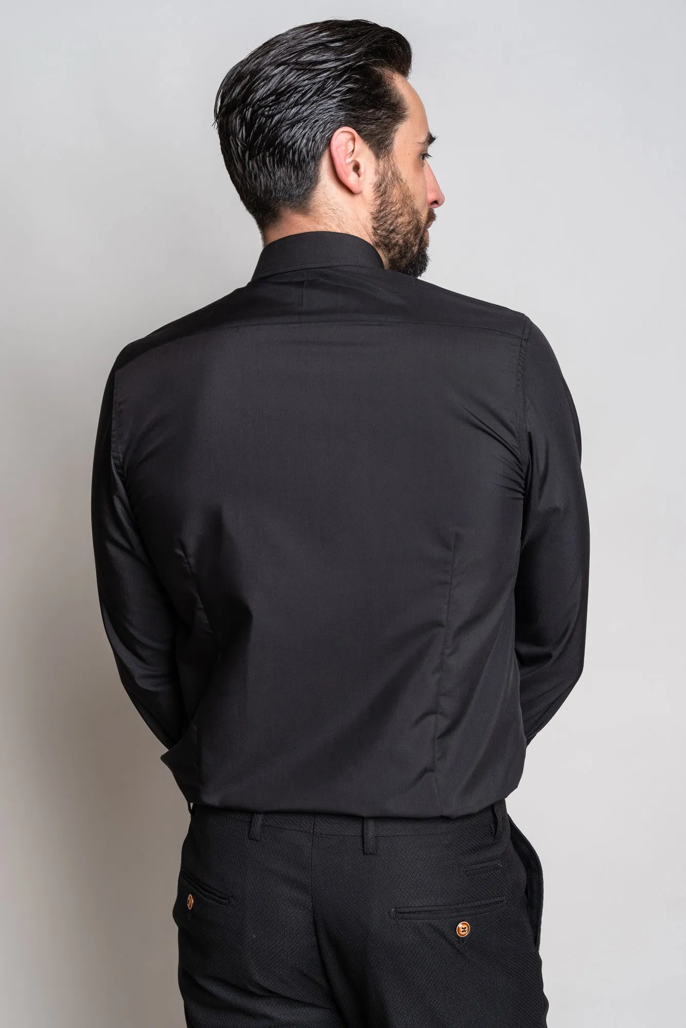 CARTER - Black Long Sleeve Shirt