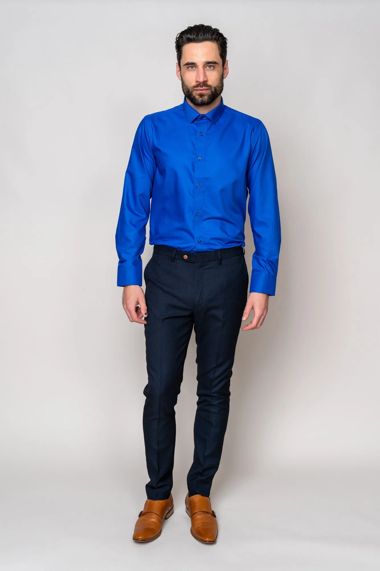 CARTER - Royal Long Sleeve Shirt