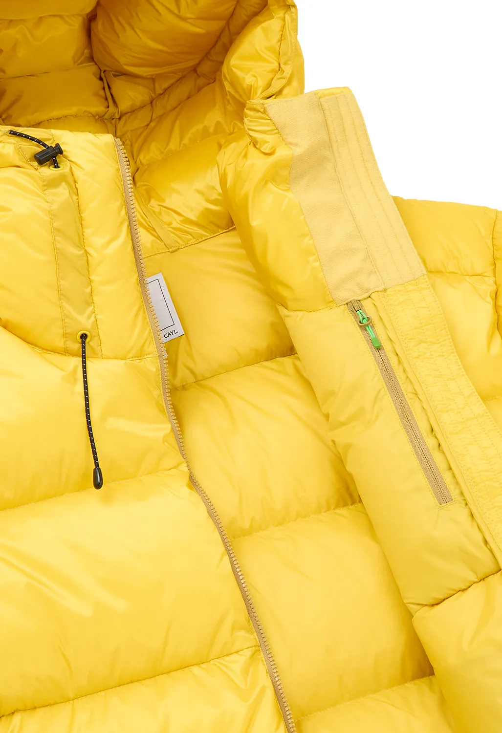 CAYL Men's Down Jacket - Yellow