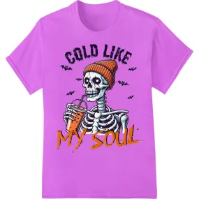 Chilling Skeleton with Beanie - Icy Cool Halloween Vibes