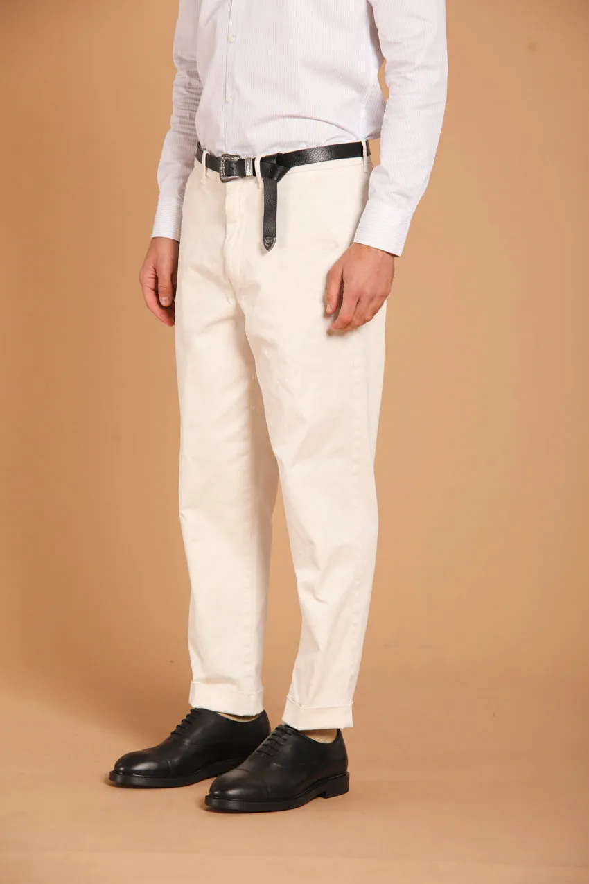 Chinos 22 pantalone chino uomo in gabardina relaxed fit