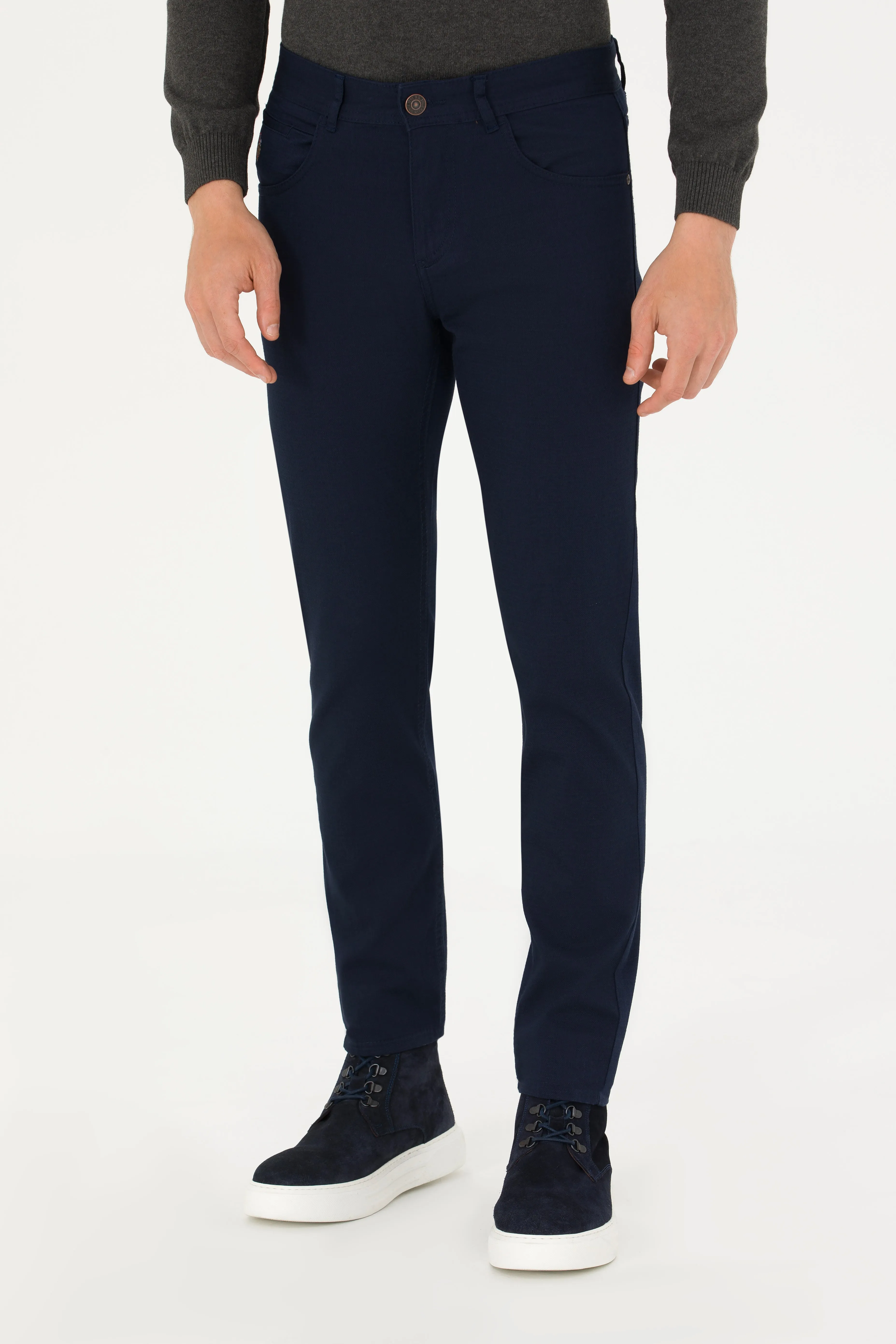 CHINOS MICEL BLUE MARINE SLIM - 1728006VR033