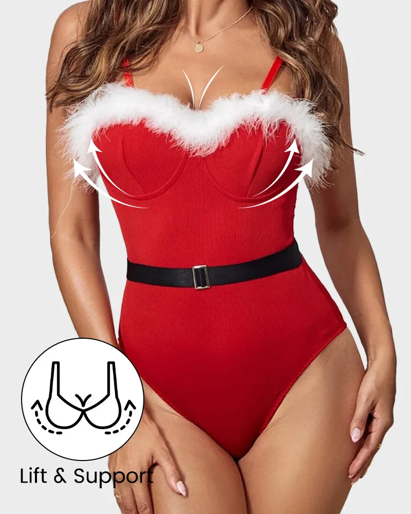 Christmas Sexy Fitted Cami Bodysuit