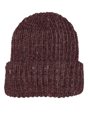 Chunky Knit Beanie (Maroon)