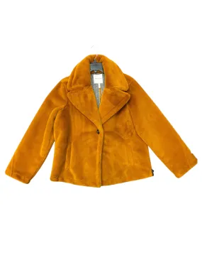 Coat Faux Fur & Sherpa By Avec Les Filles In Yellow, Size: L