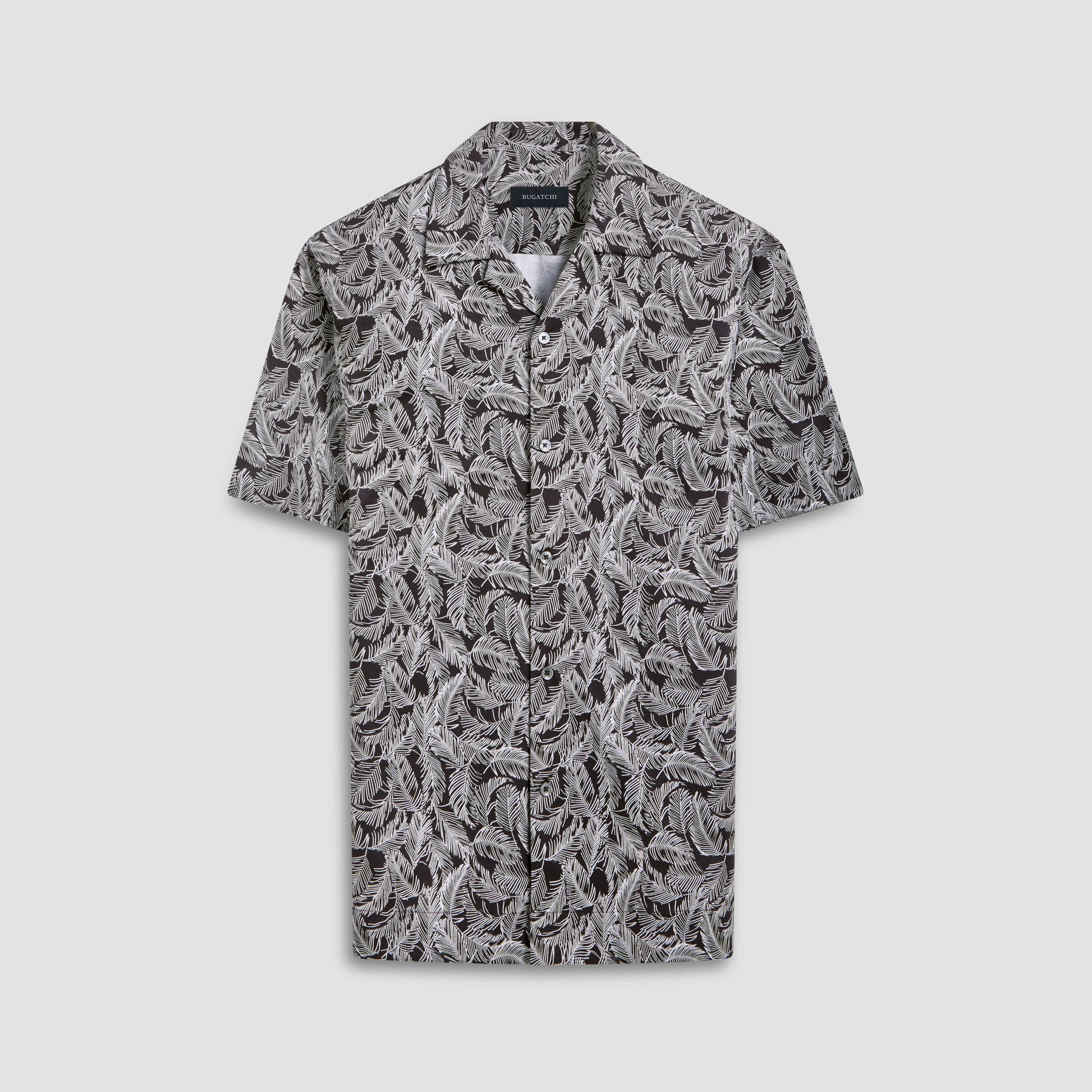 Cole Feather Leaf OoohCotton Camp Shirt