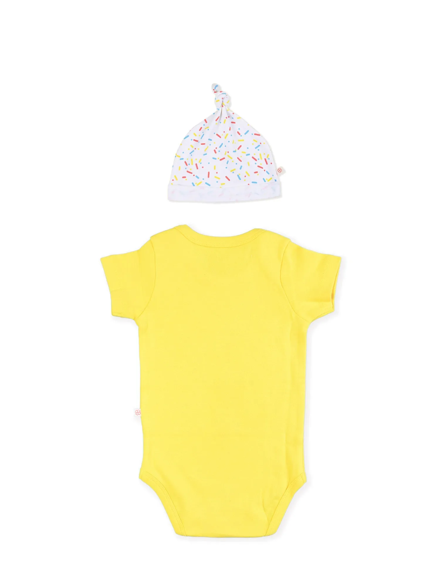 Cookies and Cream - Organic Cotton Bodysuit and cap set