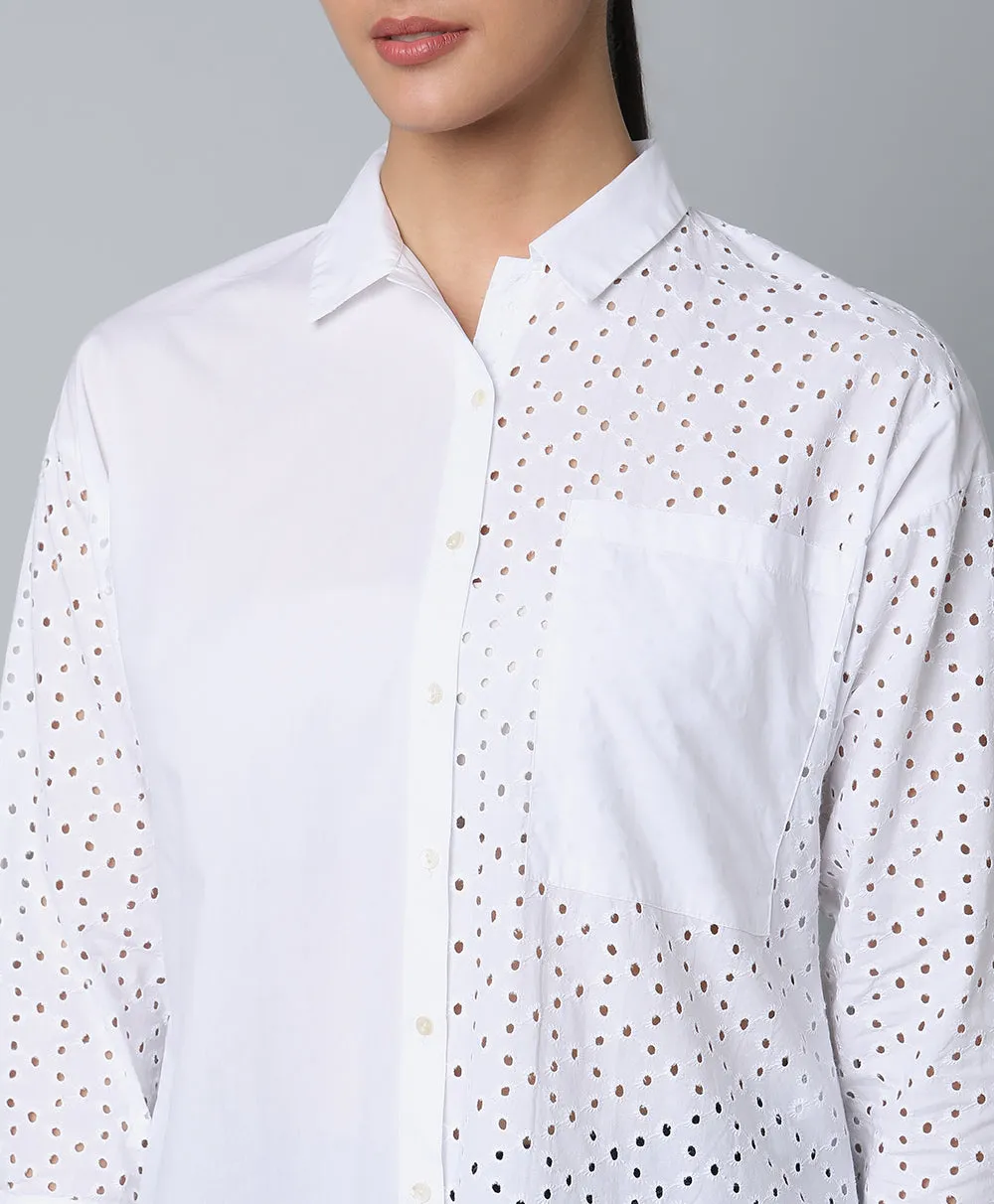 Cotton Shifley Top- White