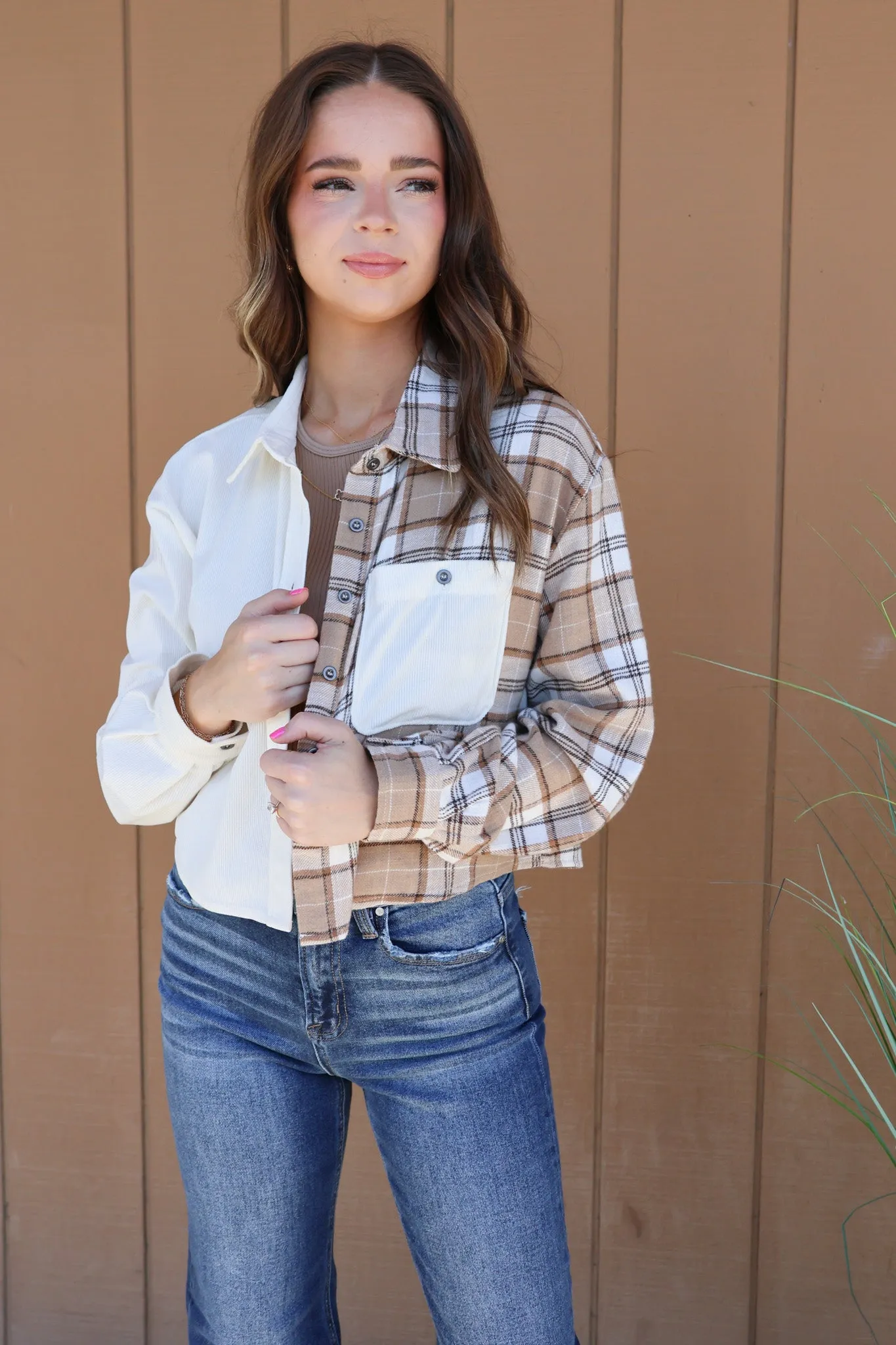 Country Cozy Flannel Top