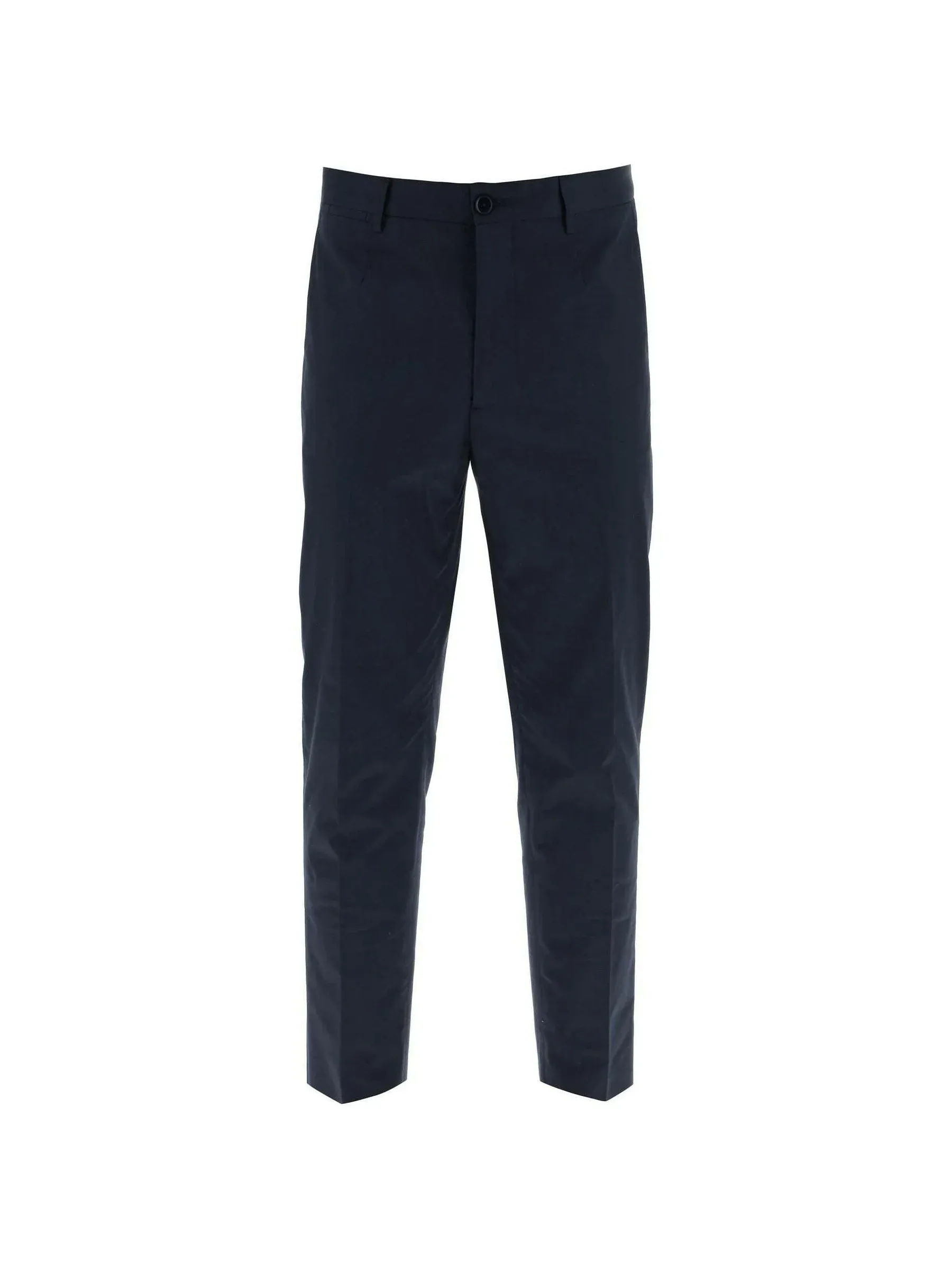 Cropped Gabardine Chino Pants