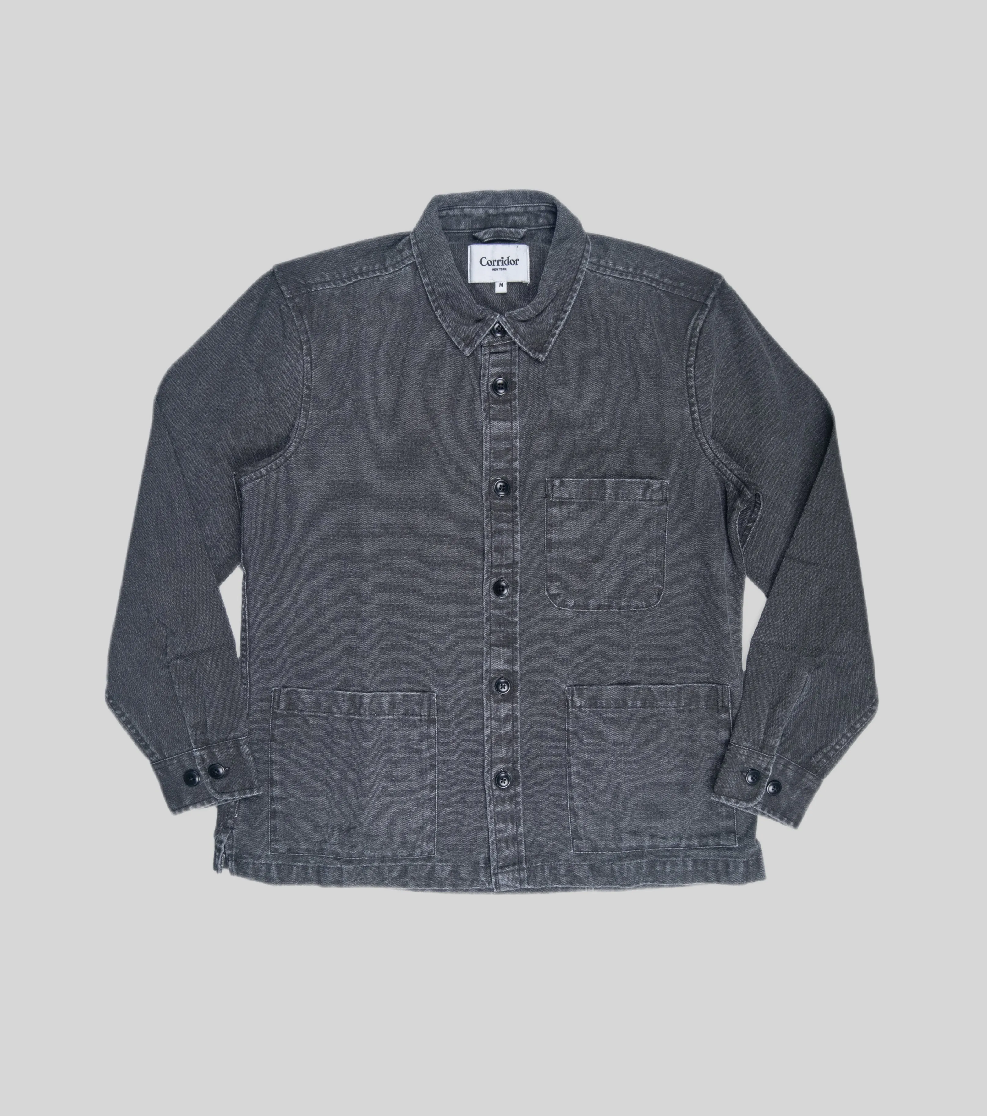 Denim Chore Coat Black