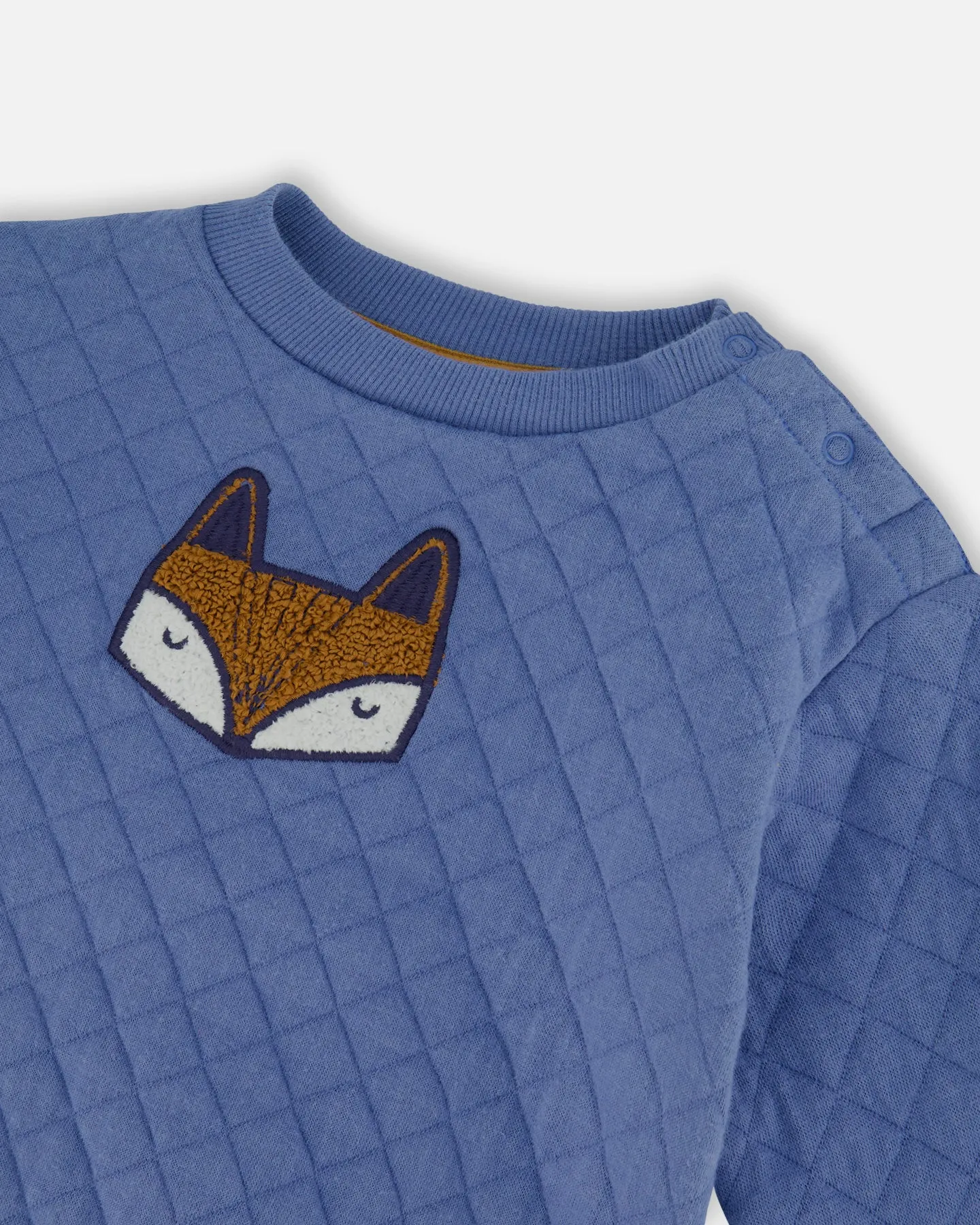 DPD Quilted Fox Sweatsuit Set for Boy