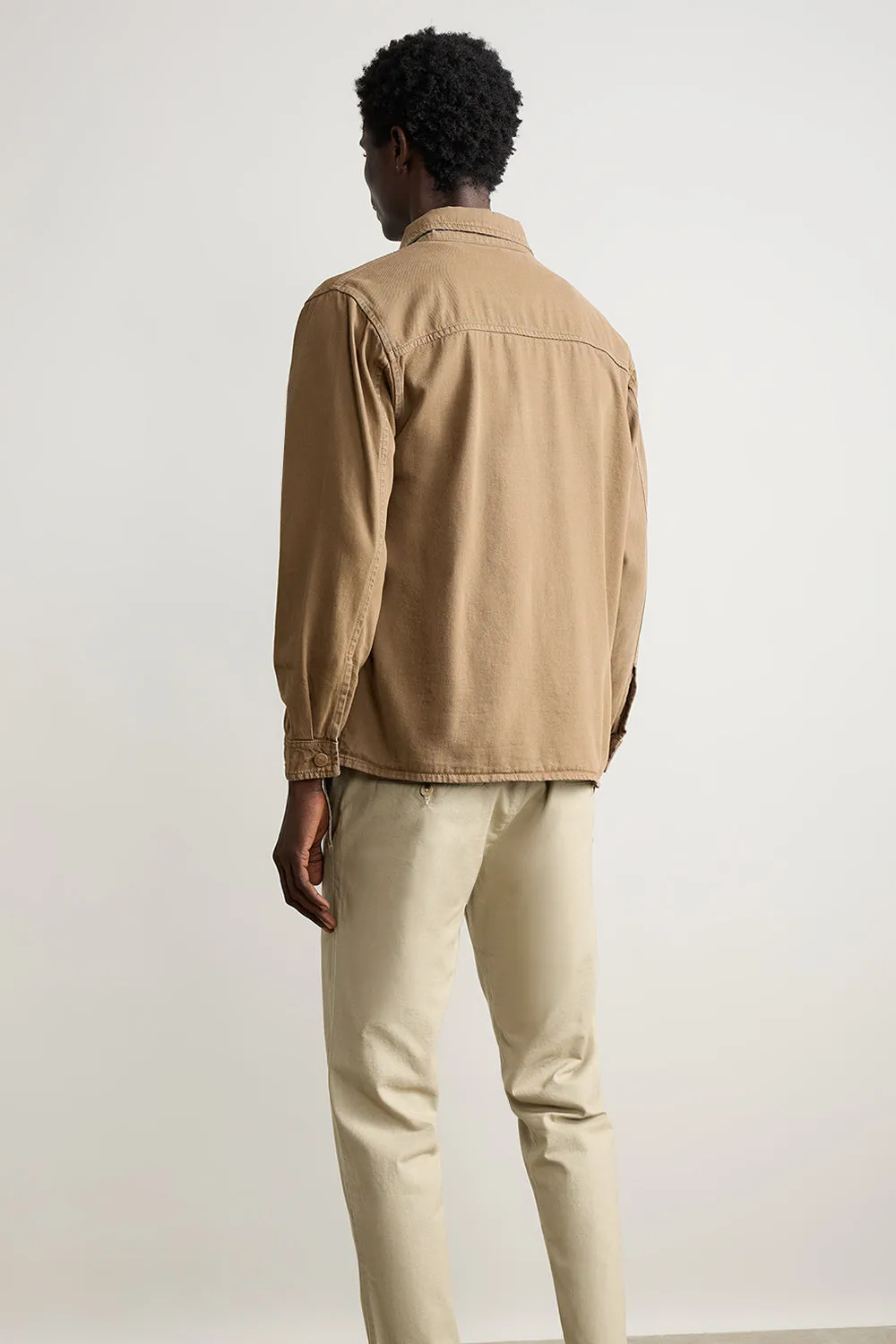 Earthy Two Pocketed Men's Shacket