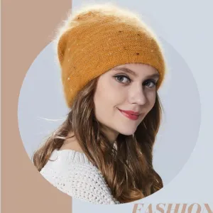 Elegant Bejeweled Winter Beanie