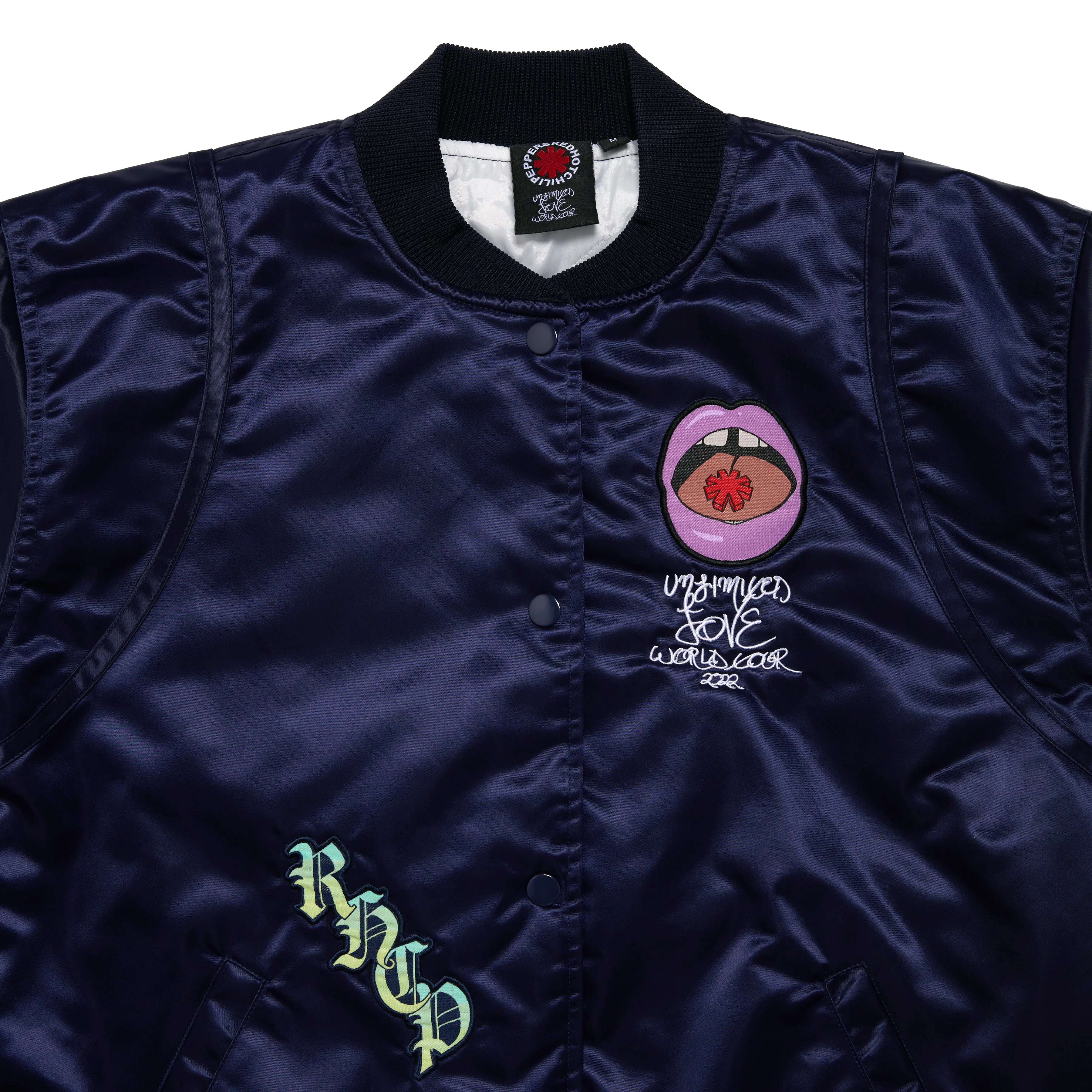 Embroidered Satin Official Tour Bomber