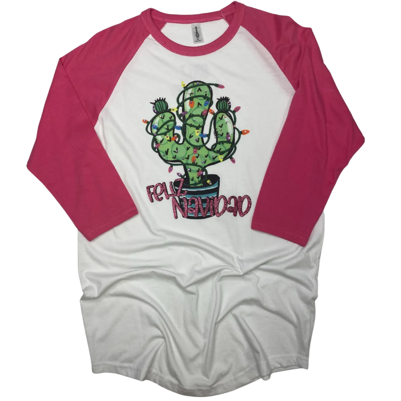 Feliz Navidad Raglan Tee