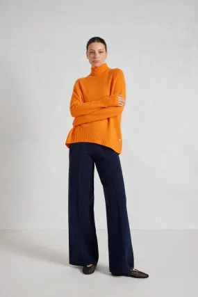 Fifi Polo Cashmere Sweater in Sunset